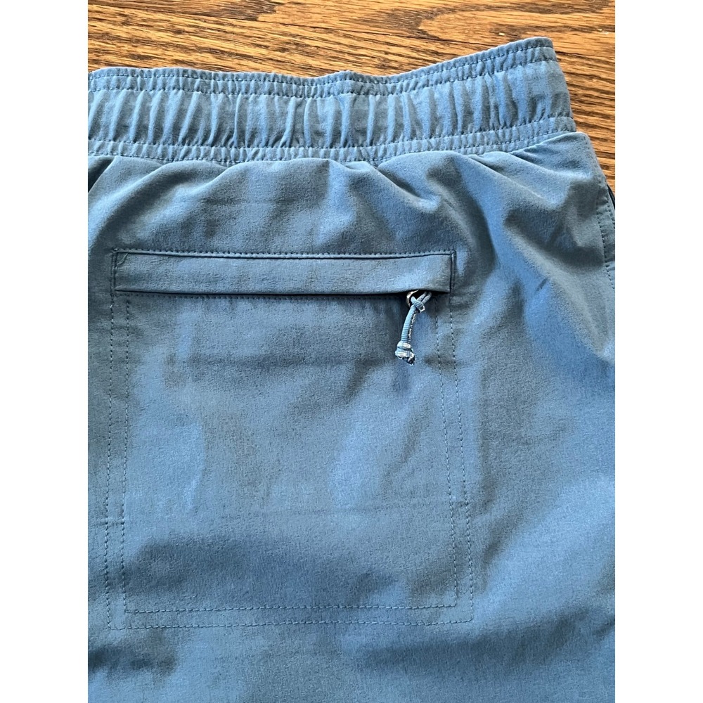 LL Bean Mens Bounder Shorts Blue Recycled Polyester Sorona XL 521556 - Picture 5 of 7